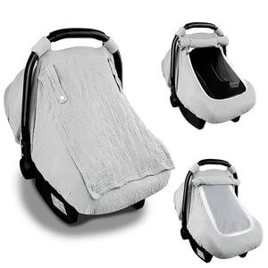 Carseat Canopy Cubierta <span class=keywords><strong>de</strong></span> enfermería 2 en 1 Muselina <span class=keywords><strong>Funda</strong></span> <span class=keywords><strong>de</strong></span> asiento <span class=keywords><strong>de</strong></span> <span class=keywords><strong>coche</strong></span> <span class=keywords><strong>de</strong></span> bebé, Cubierta <span class=keywords><strong>de</strong></span> enfermería multiusos, Cubierta <span class=keywords><strong>de</strong></span> asiento <span class=keywords><strong>de</strong></span> <span class=keywords><strong>coche</strong></span> transpirable Canopy - Product Image 6