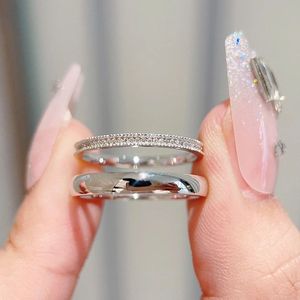 Xinfly 18K Solid Gold Diamond Couple <b>Rings</b> Luxury Women <b>Men</b> <b>Ring</b> Fashion Engagement Jewelry - Product Image 5