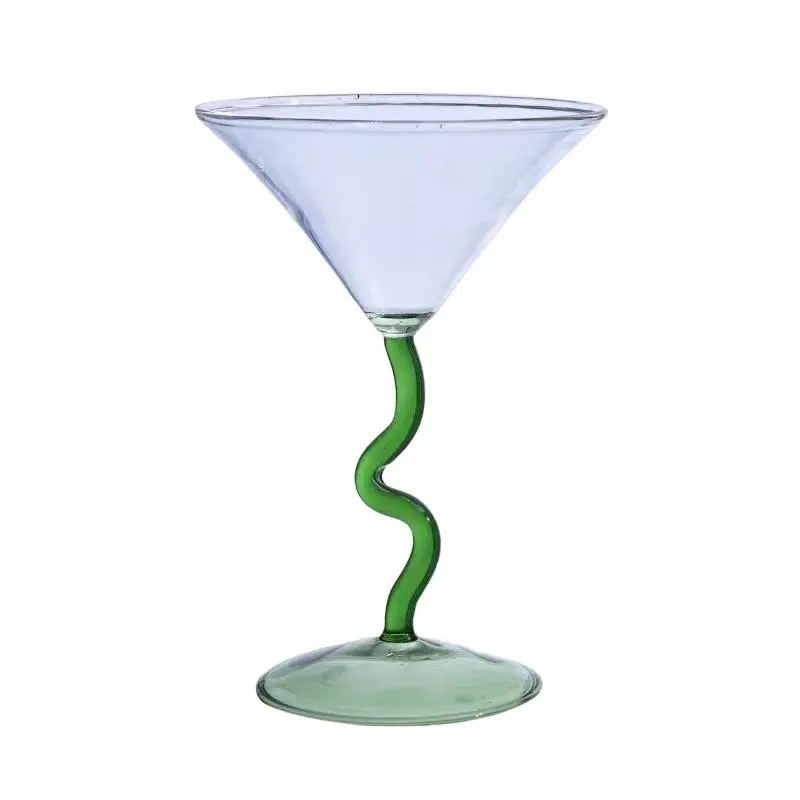 Bán chạy nhất màu sắc đặc biệt gốc Martini Glass với Xoắn gốc cho đám cưới