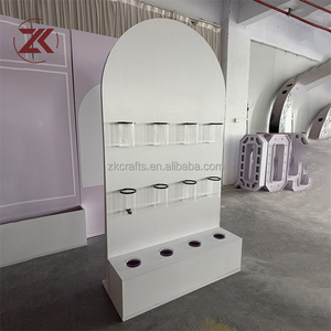 Support de toile de fond en acrylique blanc ZKAI, directement de l'usine, idéal pour les murs <span class=keywords><strong>champagne</strong></span> et les décorations de mariage pour événements - Product Image 4