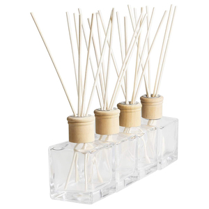 Popular Inthetrend 50ml Luxury Glass Home Decorative Aromatherapy Fragrance <b>Reed</b> <b>Diffuser</b> with Long-Lasting 15-30 Days - Product Image 3