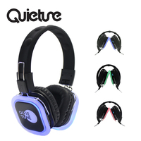 Casque sans fil Silent Disco F39 avec LED, suppression du bruit, pliable, pour fêtes, vente en gros