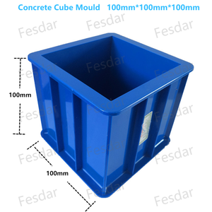 Molde de Cubo de Concreto Plástico 100/150/200mm para Teste de Concreto - Product Image 3