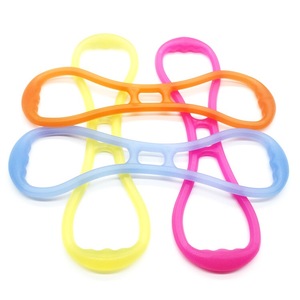 Personalizzato multi colore per il <span class=keywords><strong>fitness</strong></span> stretch strap silicone yoga workout formazione loop fasce per la forza delle <span class=keywords><strong>gambe</strong></span> fasce di resistenza - Product Image 5