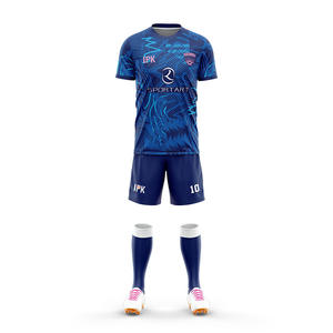 Seragam Sepak Bola Cetak Digital Gratis Pria Kustom Desa Super Tim Kompetisi Latihan Seragam Tim Lengan Pendek Dewasa - Product Image 5