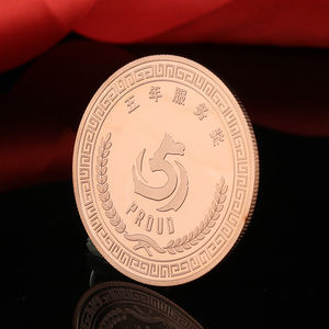 بيع بالجملة مجموعة من العملات المعدنية النحاسية الحمراء الأمريكية العتيقة شعار مطبوع مخصص صليب للحرف اليدوية المعدنية الهدايا التذكارية - Product Image 2