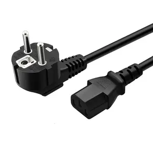 High Quality 3 Pin Retractable Extension Cord Manufacturers Ac Power Cord Cable European Power Cord