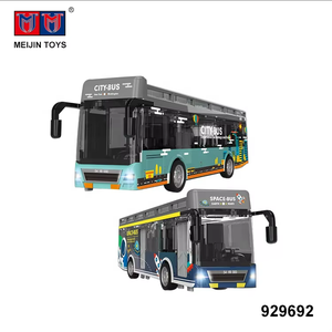 Juguete musical de simulación fundida, autobús con luces - Product Image 3