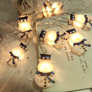 Geyik LED dize ışık ren geyiği 5V 1.5m 10LED pil işletilen iç mekan ev dekorasyonu tatil noel partisi noel hediyesi