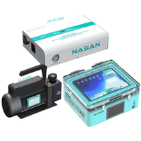 Meilleur kit combiné Nasan 15 pouces 3 pièces Supa Lite Max Machine de laminage sous vide LCD OCA B2 Max Dissolvant de bulles Pompe 2L Garantie 1 an