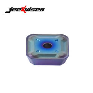 Jeekvisen SEKR1203-QC Nano Blue Coated Square Fraise 4 Flûtes Tin Altin Revêtement Alliage Dur CNC Tour Fraisage Inserts quantité minimale de commande 10 Pcs - Product Image 4