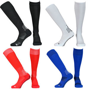 Chaussettes de compression montantes en coton avec logo personnalisé, antidérapantes, pour hommes et femmes, vente en gros - Product Image 4