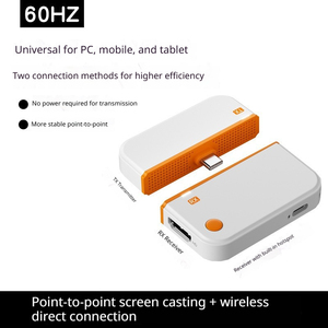 Extenseur HDTV sans fil 4K 1080p TYPE-C 50m USB Point à Point, Émetteur et Récepteur HDTV pour Ordinateur Portable, PC, DVD, Téléviseur, Moniteur - Product Image 2