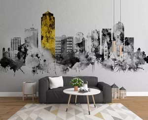 Wholesale Eco-solvent Home Decoration Hotel <strong>Custom</strong> Matte Blank Printing Bedroom <strong>Wall</strong> <strong>Paper</strong> - Product Image 6