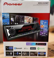 Radio FM para Auto Pioneer MVH-S325BT, Subwoofer RCA, Fuente de Sonido, Lector de Tarjetas de Disco, Reproductor USB MP3, Estéreo para Automóvil