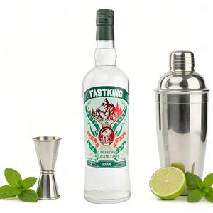 FASTKING <span class=keywords><strong>Rhum</strong></span> <span class=keywords><strong>Blanc</strong></span> Fin Chinois 700ml 40% d'Alcool Grade A Doux pour les Célébrations et les Mariages/Anniversaires - Product Image 1