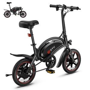 Bicicleta Eléctrica Plegable Urbana de 14 Pulgadas, Batería de Litio de 36V 10Ah, Motor sin Escobillas, Asistencia al Pedaleo - Product Image 5