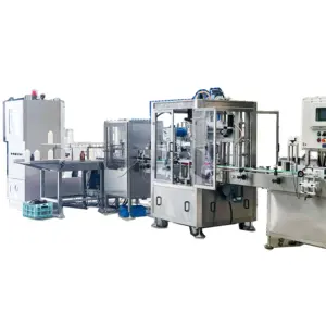 Fully automatic 250-500ml chemical liquid reagent gel cleaning liquid bottle can filling machine