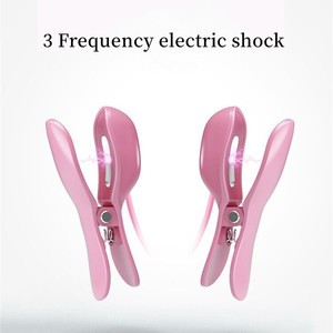 Вибрирующие зажимы для сосков Lootee LM-RJ14649 для взрослых пар, USB-перезаряжаемые, с электрошоком, для гей-пар - Product Image 4