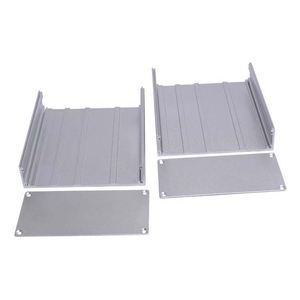 EBM Aluminum Alloy IP54 Control <b>Box</b> for Industrial Power Amplifiers-Customizable External Size Powder Coated Electronic Housing - Product Image 2