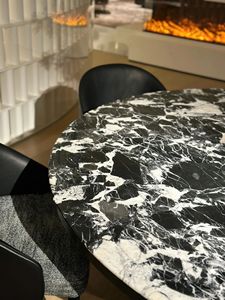 <span class=keywords><strong>Marmo</strong></span> nero di lusso naturale Modulare venature bianche <span class=keywords><strong>cucina</strong></span> bagno parete vanità superiore superiore lato posteriore Splash lastre piastrelle - Product Image 4