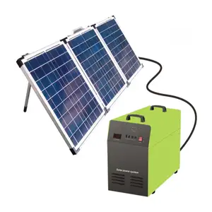 Einfache Installation 1000Watt 3 kW 5kW 10kW 20kW Tragbares Generator-Kit Off-Grid-Hybrid-Solarpanel-Strom versorgungs system für zu Hause