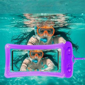 Custom PVC Floating Eco-Friendly UV Printed Waterproof Phone Pouch Neck Strap Clear Touchscreen Swimming Beach Activities - Product Image 4