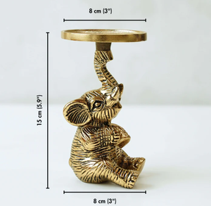 <b>Elephant</b> Pillar For Home Decor <b>Candle</b> Holder With Intricate Handmade Stand for Christmas & Festival High Quality <b>Candle</b> Holder - Product Image 6