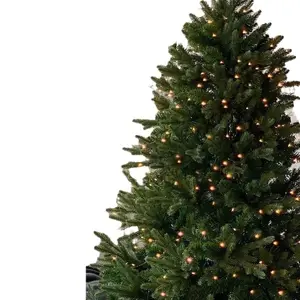 Hot Sales 5ft 6ft 7ft 8ft Artificial Christmas Tree with Warm-white LED Lights and Standing Party Decorations Supplier