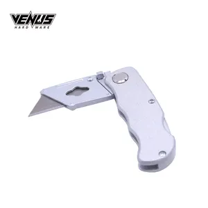 Pocket Universal Cutter Không Gỉ Thay Đổi Nhanh Chóng Lưỡi Dao Gấp Tiện Ích