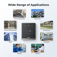 Lector de Tarjetas NFC A29 con Control de Acceso Inteligente, Escáner de Código QR y Código de Barras, Wiegand 26/34 RS485 para Control de Entrada