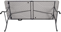 NEUE SXT Moderne Design-Kunststoff-Klapptische Rechteckige Esstische für Bankette Outdoor-Möbel für Lager, Parks, Hotels & Krankenhäuser