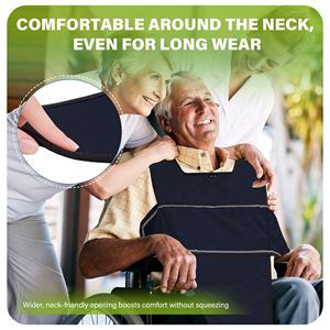 Arnés de Seguridad Ajustable de Tela Oxford, Ligero, Duradero y Suave, Cinturón de Protección Deportiva, Soporte Torácico para Silla de Ruedas para Adultos - Product Image 2