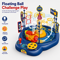 Jeu de défi de billes flottantes dans l'espace, circuit de train, jouet de compétition interactif parent-enfant