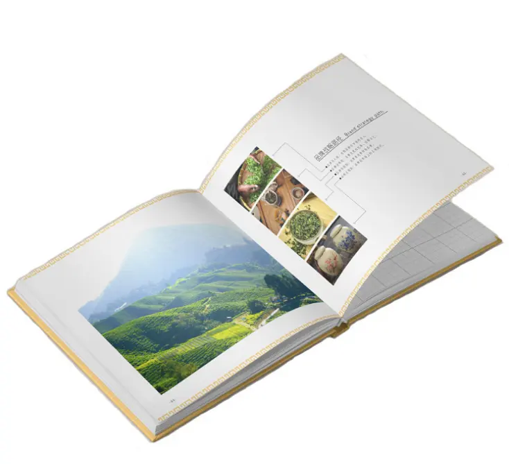 Full Color Hardcover Salontafel Boeken Afdrukken Custom Hardback Kookboeken Diensten