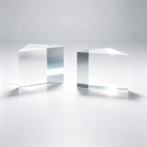 Prisme d'angle rectangulaire HC-Optics BK7 avec revêtement HR métallique sur l'hypothénuse 30x30mm - Product Image 3