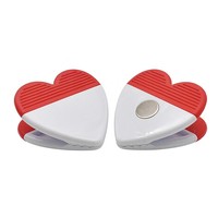 Clip magnétique créatif en forme de maison, vente en gros, logo personnalisé, aimant de réfrigérateur en plastique, clip à mémo pour cadeau promotionnel
