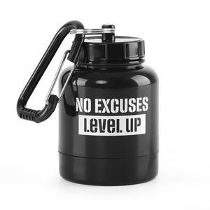 <span class=keywords><strong>Mini</strong></span> tarro portátil de proteína en polvo con llavero, embudo, botella de medicina para Fitness, montañismo, botellas de agua, categoría de producto - Product Image 5