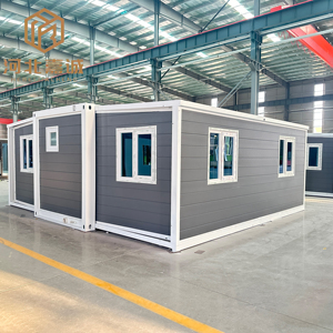 Maison préfabriquée en conteneur de 20 pieds <span class=keywords><strong>pas</strong></span> <span class=keywords><strong>cher</strong></span>, bâtiment de bureau modulaire portable de 40 pieds, maison miniature de luxe démontable - Product Image 2