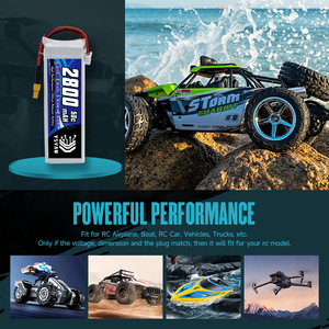 Vsvaw 3S Lipo Batterij 2800Mah 50c 11.1V Zachte Verpakking Lipo Batterij Met Xt60 Connector Voor Drone Rc Vliegtuig Helikopter Fpv - Product Image 6