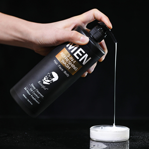 Precio al por mayor 3 en 1 cuidado de la piel de los hombres quitar sucio ducha baño Gel lavado de cara crema champú anticaspa - Product Image 1