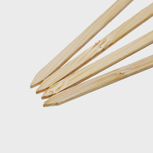 Pincho de hamburguesa de fruta desechable personalizado con púas de Bambú - Product Image 6