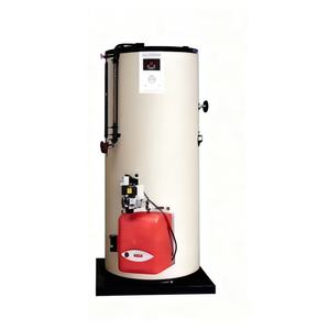 Chaudière industrielle automatique verticale à tubes de chaleur, double usage gaz/eau, haute sécurité, avec surveillance à distance pour chauffage et bain. - Product Image 1