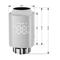 Chambre intelligente Chauffage WiFi Numérique WiFi Zigbee Radiateur Thermostat Régulateur de Température