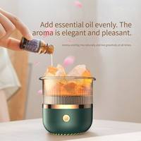 Mini humidificateur d'air USB diffuseur d'huile essentielle de pierre de sel de l'Himalaya humidificateur d'aromathérapie