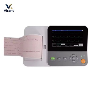 Moniteur <span class=keywords><strong>ECG</strong></span> vétérinaire VM-E6 VET à six canaux et 12 <span class=keywords><strong>d</strong></span>érivations pour animaux, idéal pour l'<span class=keywords><strong>examen</strong></span> cardiaque des chiens et des chats - Product Image 2