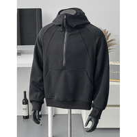 Nouveau style printemps 2026 – Sweat à capuche ample en polyester/coton 400g de haute qualité avec grandes poches, personnalisable avec logo frontal pour homme