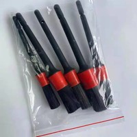 5 pièces Auto nettoyage tableau de bord sortie d'air brosse outils voiture détaillant ensemble en plastique accessoires de lavage de voiture