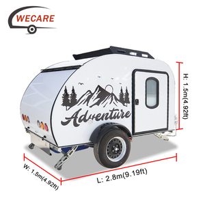 WECARE Budget-friendly Australian caravan Teardrop Camper Off-road Camper <strong>Trailer</strong> <strong>Small</strong> <strong>Car</strong> Camper <strong>Trailer</strong> - Product Image 2