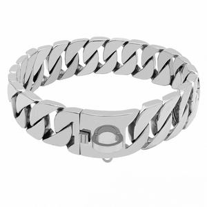 โซ่สำหรับสุนัข และเครื่องประดับอื่นๆ ขนาด 32 มม. ทำจากสแตนเลสสตีล ชุบทอง สีทอง ขายส่ง สร้อยคอสุนัขสุดหรู แบบกำหนดเอง - Product Image 5